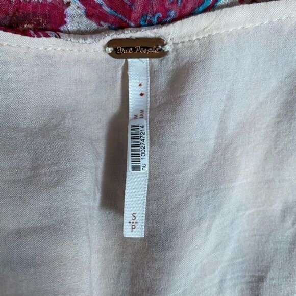 Free People Closer To The Heart Mini Dress in Pink Floral Size Small NWOT - Picture 12 of 14